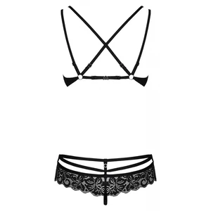 Set Obsessive 860-SET Negru S-M