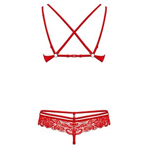 Set Obsessive 860-SET Roșu S-M