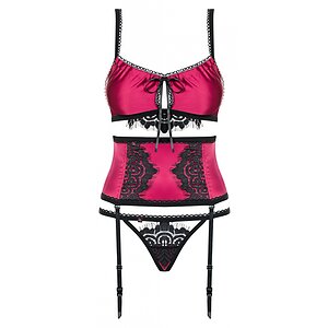 Set Obsessive 861-SEG Fuchsia S-M