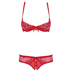 Set Obsessive Alabastra Roșu 2XL