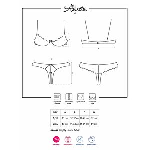 Set Obsessive Alabastra Roșu 2XL