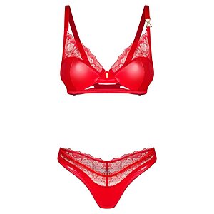 Set Obsessive Aliosa 2 Piese Roșu S-M