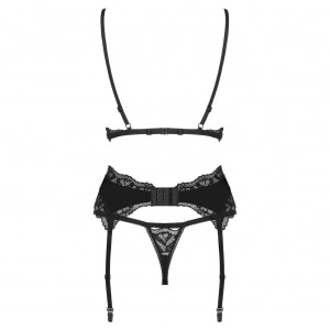 Set Obsessive Arisha Negru L-XL
