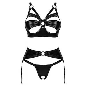 Set Obsessive Armares 3 Piese Negru XL-2XL