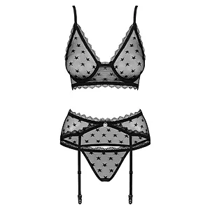 Set Obsessive Astralya Negru L-XL