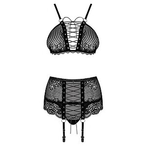 Set Obsessive Basitta Negru S-M