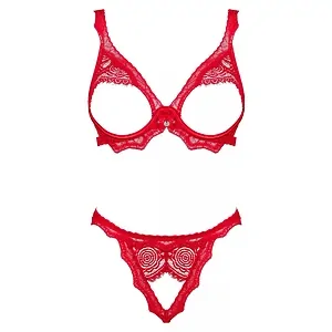 Set Obsessive Bergamore Rosu XS-S
