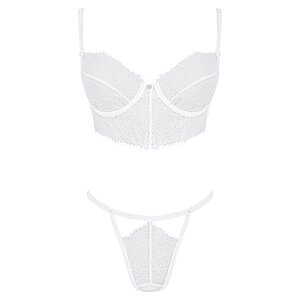 Set Obsessive Bianelle Alb L-XL