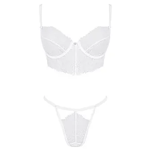 Set Obsessive Bianelle Alb L-XL