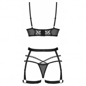 Set Obsessive Blomentis Negru XS-S