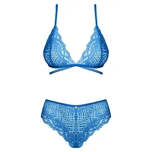 Set Obsessive Bluellia Albastru L-XL