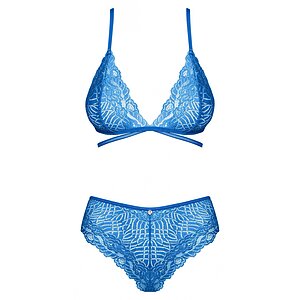 Set Obsessive Bluellia Albastru L-XL