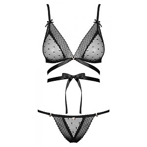 Set Obsessive Bowessa Negru pe Denysa.ro