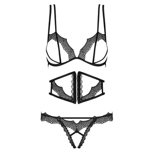 Set Obsessive Bravele Negru pe Denysa.ro