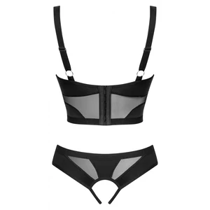 Set Obsessive Chic Amoria 2 Piese Decupat Negru XS-S