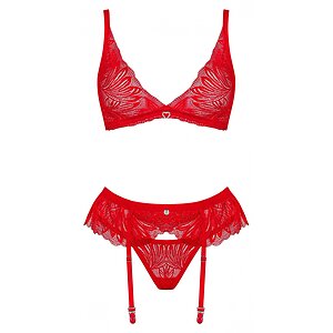 Set Obsessive Chilisa 3 Piese Rosu XS-S