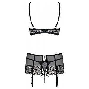 Set Obsessive Contica Negru S-M