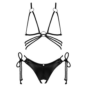 Set Obsessive Cordellis Cupless Negru pe Denysa.ro
