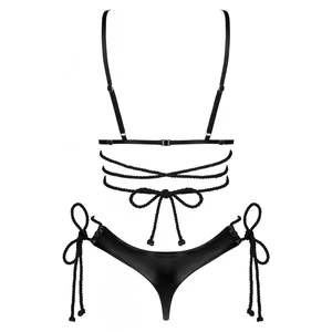 Set Obsessive Cordellis Cupless Negru S-L