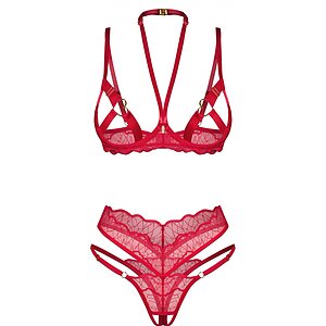 Set Obsessive Cupide Desir Roșu S-M
