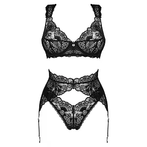 Set Obsessive Donna Dream 3 Piese Negru XL-2XL