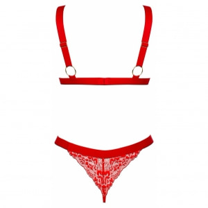 Set Obsessive Elianes 2 Piese Roșu XS-S