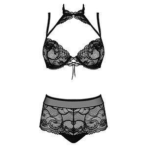 Set Obsessive Elizenes Negru S-M