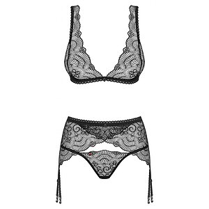 Set Negru Obsessive Firella S-M