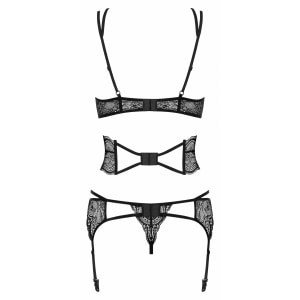 Set Obsessive Frivolla Negru S-M