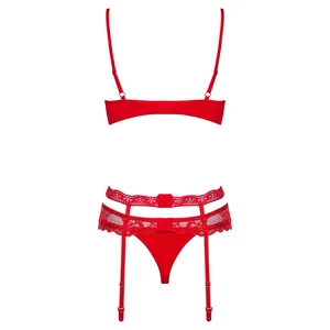 Set Obsessive Heartina Roșu S-M