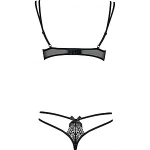 Set Obsessive Intensa Negru L-XL