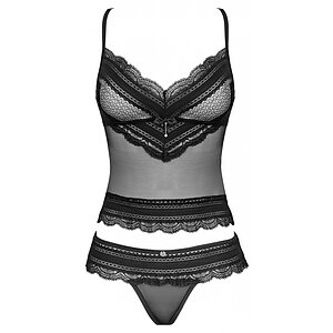 Set Obsessive Ivannes Negru S-M
