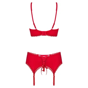 Set Obsessive Jolierose Roșu L-XL