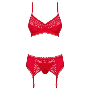 Set Obsessive Jolierose Roșu pe Denysa.ro