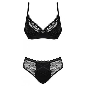 Set Obsessive Laurise Negru 2XL