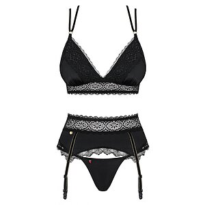 Set Obsessive Lolitte Negru pe Denysa.ro