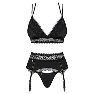 Set Obsessive Lolitte Negru S-M