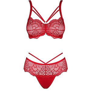 Set Obsessive Loventy Roșu L-XL