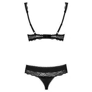 Set Obsessive Miamor Negru L-XL