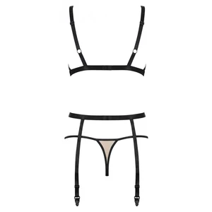Set Obsessive Nudelia Noir Bej L-XL