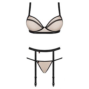 Set Obsessive Nudelia Noir Bej pe Denysa.ro