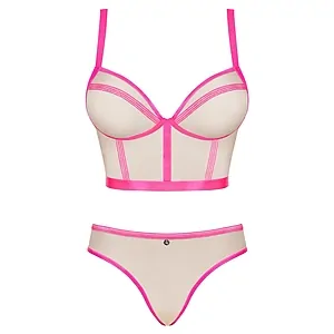 Set Obsessive Nudelia Roz S-M