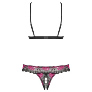 Set Obsessive Open Tulia Negru XS-S
