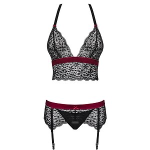 Set Obsessive Rossita Negru S-M