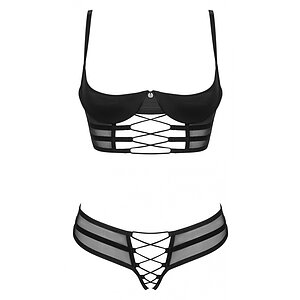 Set Obsessive Roxelia Decupat Negru pe Denysa.ro