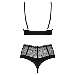 Set Obsessive Sarlotte Negru S-M