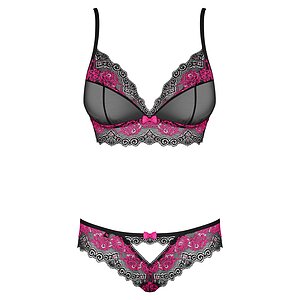 Set Obsessive Tulia Negru L-XL