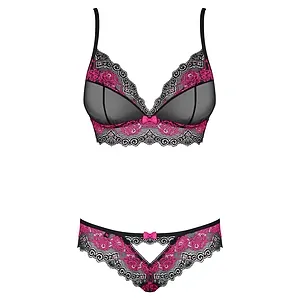 Set Obsessive Tulia Negru L-XL