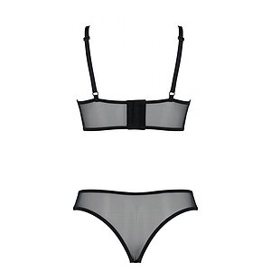 Set Passion Eco Primulă Bikini Negru L-XL