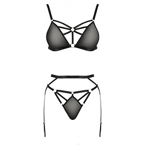 Set Passion Meggy Negru S-M